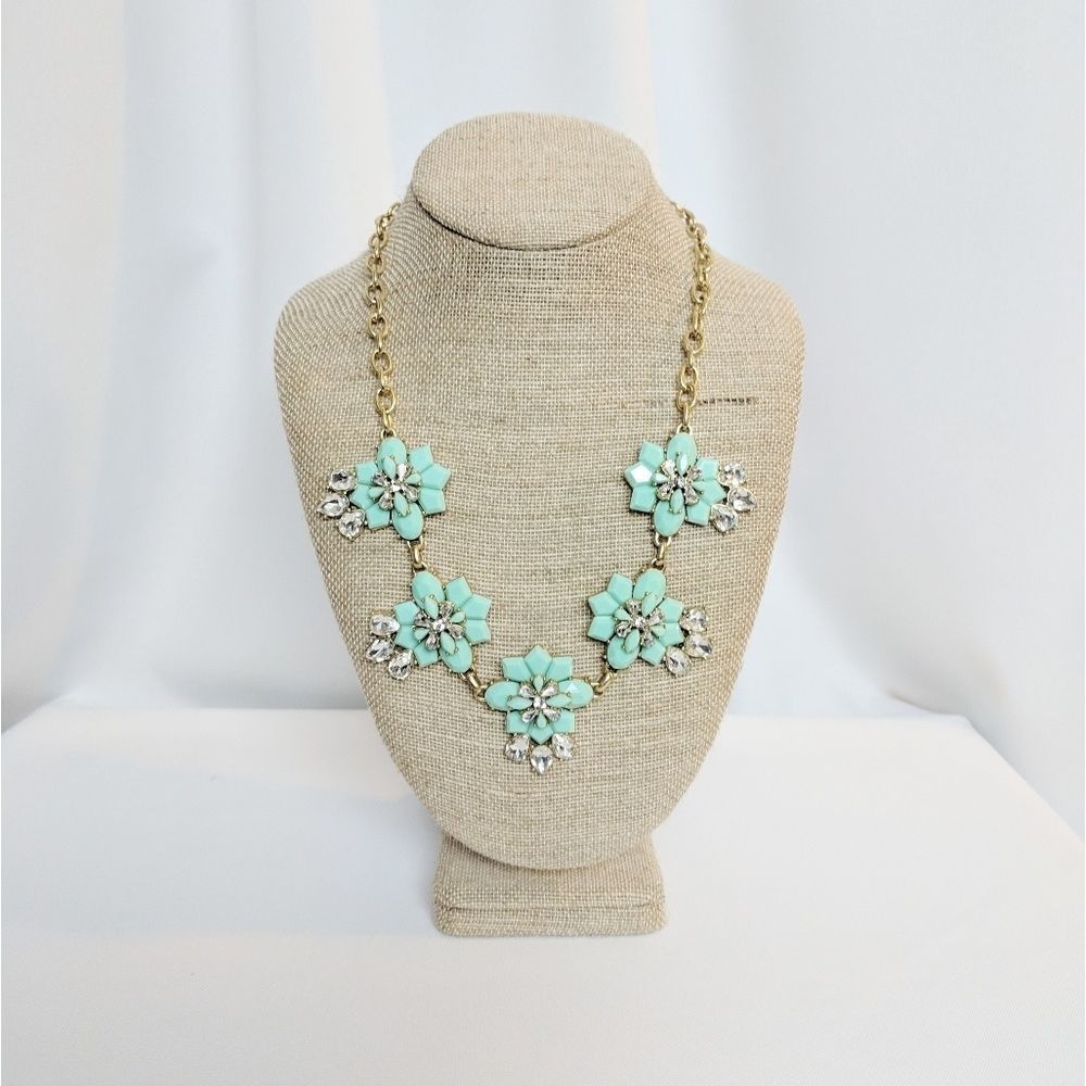 J. Crew Turquoise Statement Necklace